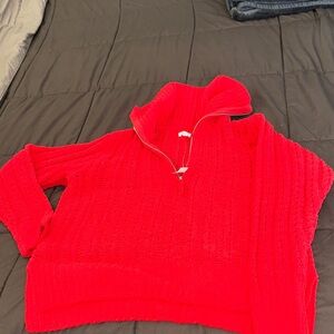 Women's Red Sweater